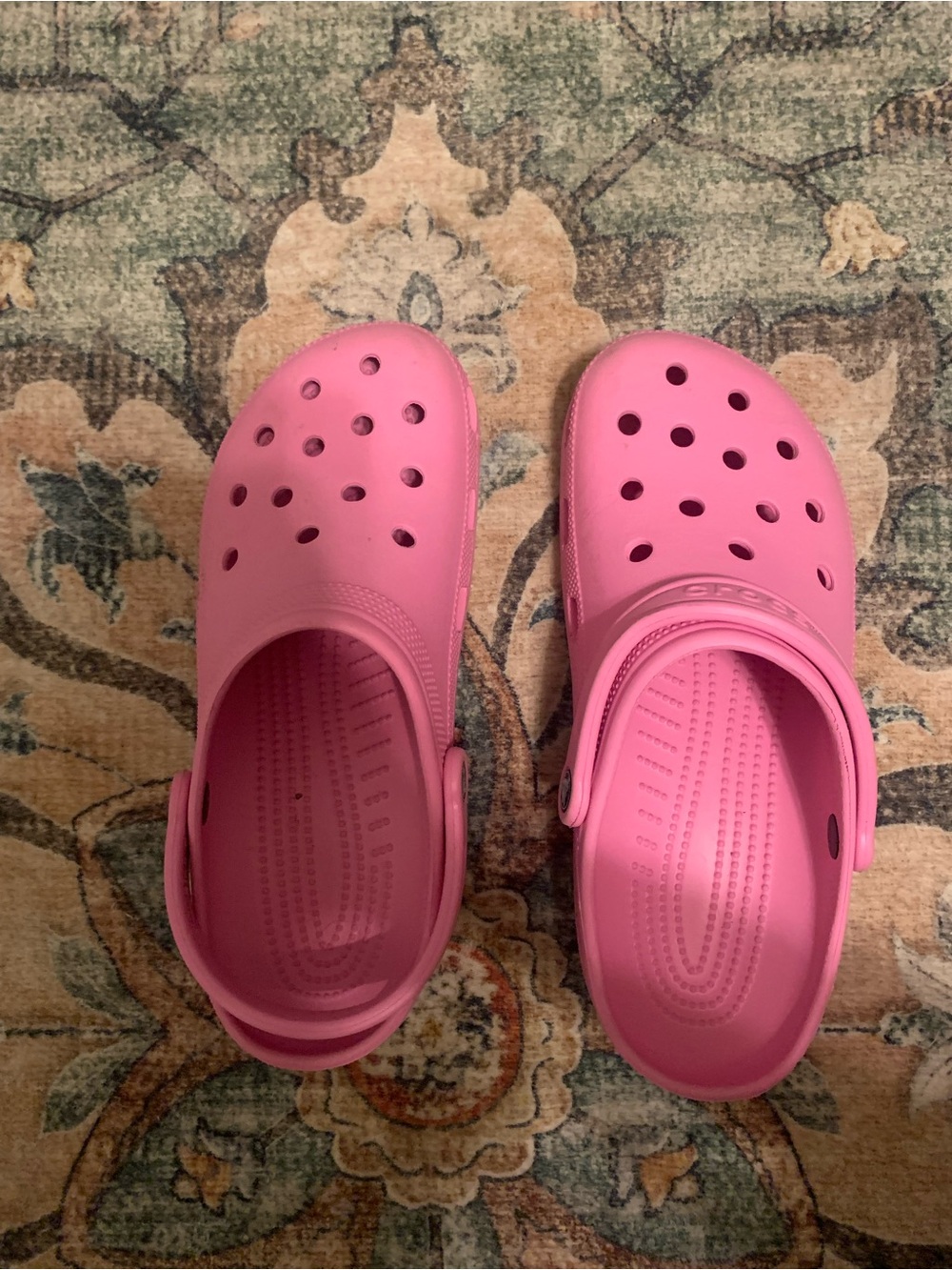 Pink Crocs